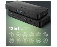 Axagon HMC-U4, USB4 40Gbps dock, 12w1 - 1353440 - zdjęcie 4
